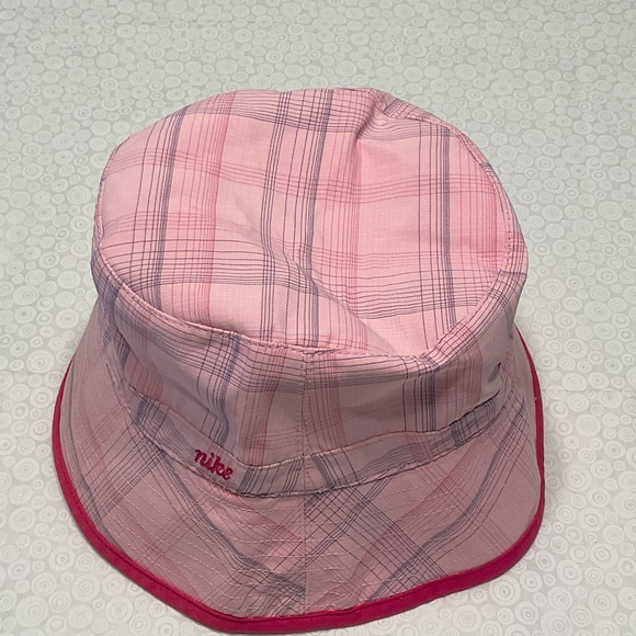 Nike Accessories - Nike Pink Checkered Bucket Hat